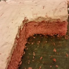 A picture of Simply The Best Strawberry Cake Ever.
