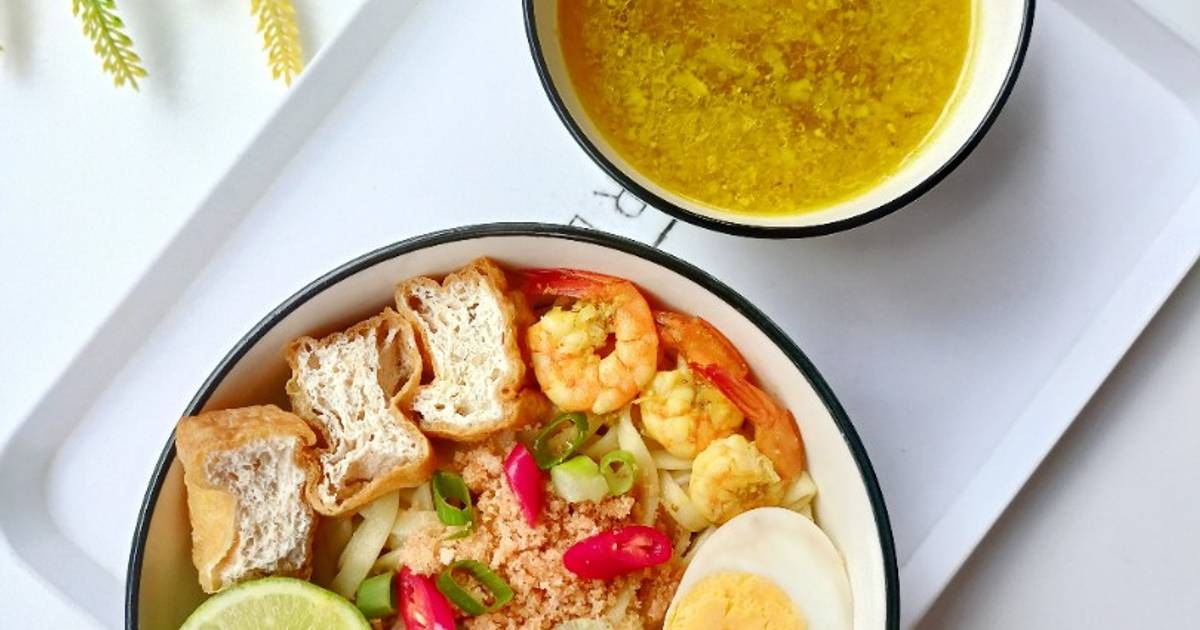 Resep 18 Soto Mie Udang Lampung Dengan Bahan Sederhana