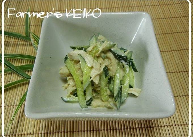 Simple Way to Prepare Favorite Chicken Tenders and Cucumber with Mayonnaise