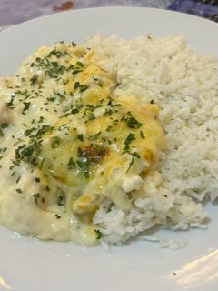 Besamel-sajtos csirkemell recept fotója