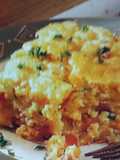 Cornbread ham bake