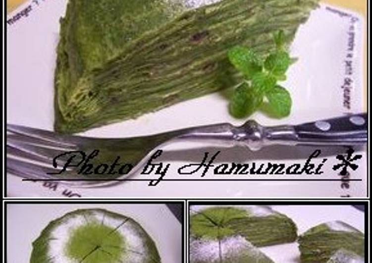 Step-by-Step Guide to Prepare Homemade Wafuu (Traditional Japanese Style) is Best ☆ Matcha Green Tea Mille-feuille ♪