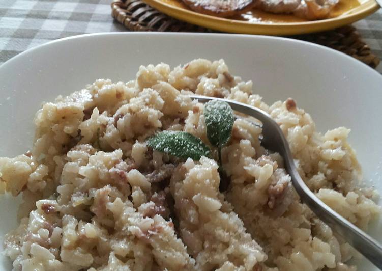 Recipe of Favorite AMIEs Risotto with Sausage