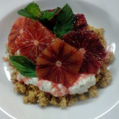A picture of Minted Blood Orange Dessert.