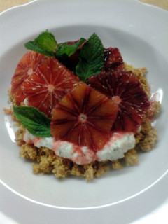 A picture of Minted Blood Orange Dessert.