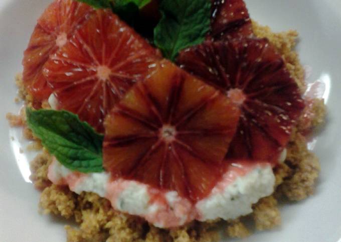 Minted Blood Orange Dessert