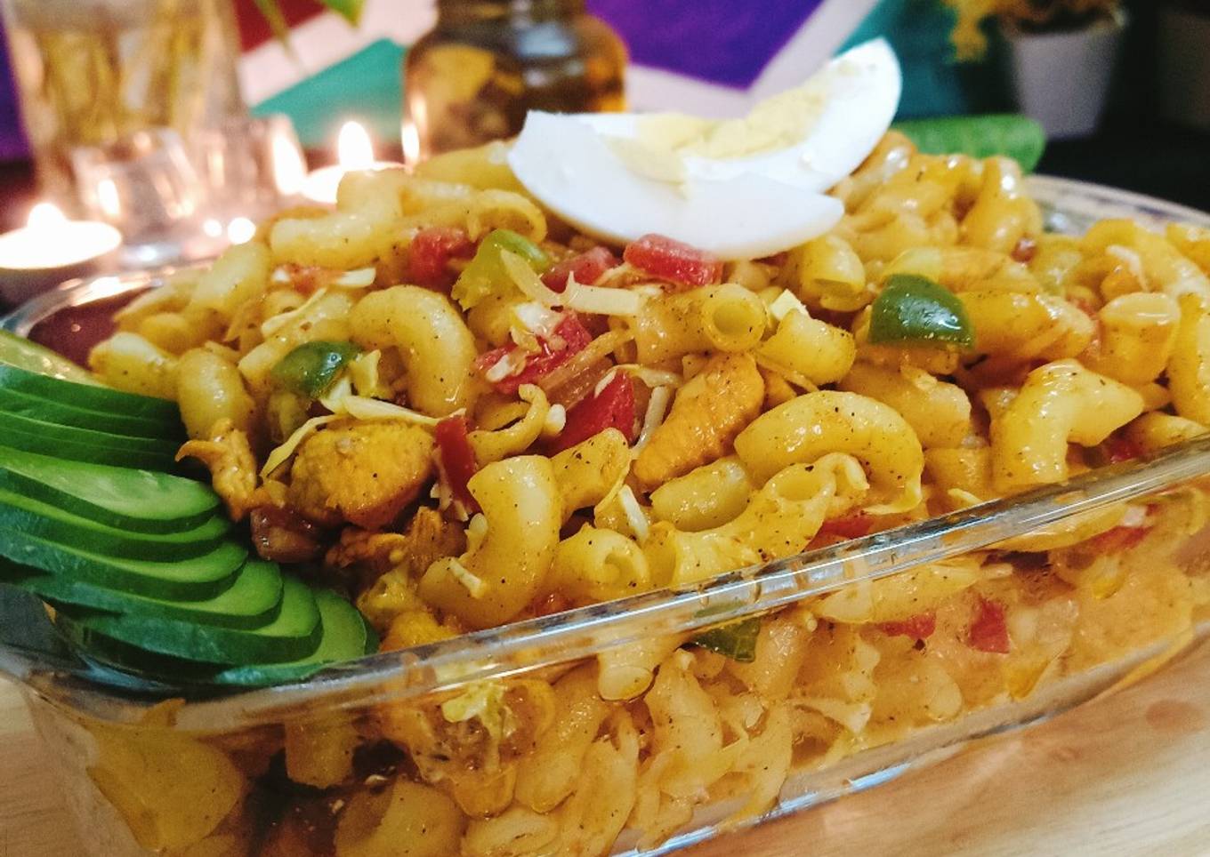 Savory, Spicy Tikka Macroni 🍝🍊🍊🍜