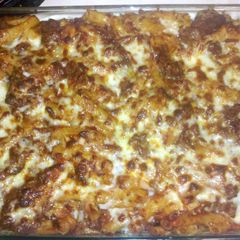 A picture of Easy Sausage Mac & Cheese Casserole.
