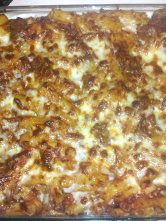 A picture of Easy Sausage Mac & Cheese Casserole.