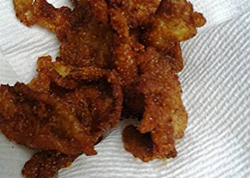 How to Recipe Perfect Spicy fried chicken skins