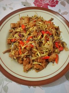 Foto resep Oseng Bunga Pepaya Mix Tempe Teri