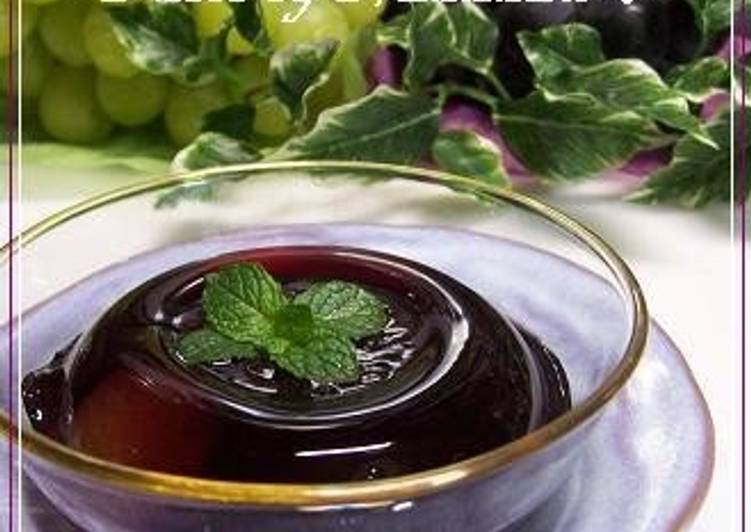 Recipe of Ultimate A Slightly Grown-up Wine Grape Jello