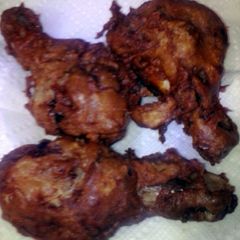 A picture of Chicken and Waffles (Waffle Battered Chicken).