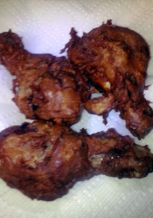 A picture of Chicken and Waffles (Waffle Battered Chicken).