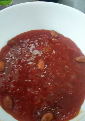 A picture of Water melon halwa.