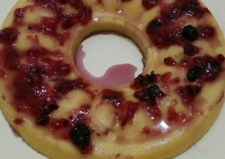 Resep Cheesecake kukus selai blueberry yang mudah