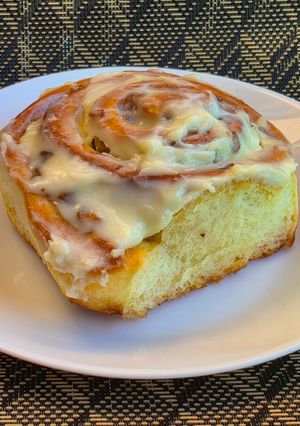 Fahéjas-almás csiga recept fotója