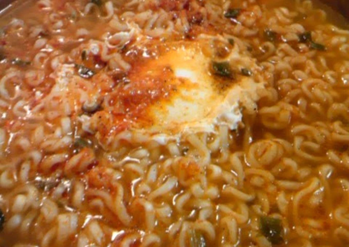 Shin Ramen with Poached Egg