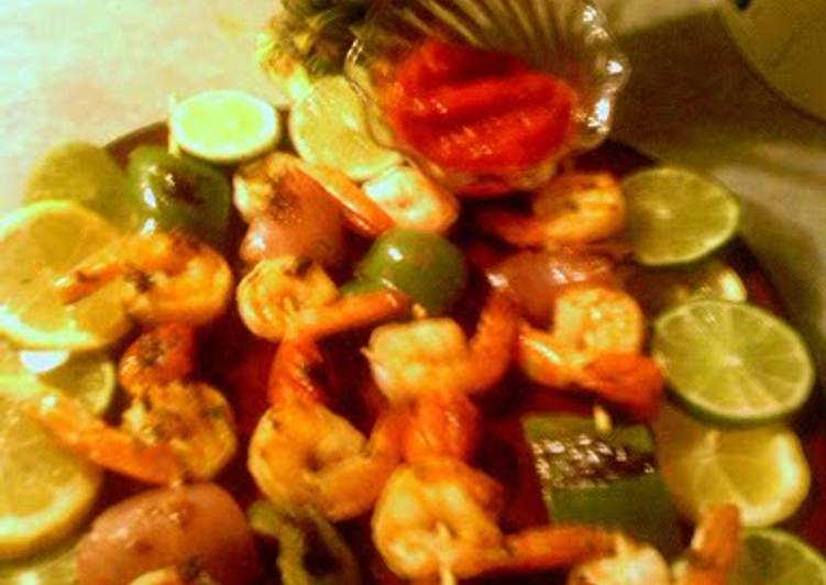 Recipe of Ultimate grilled shrimp kabobs