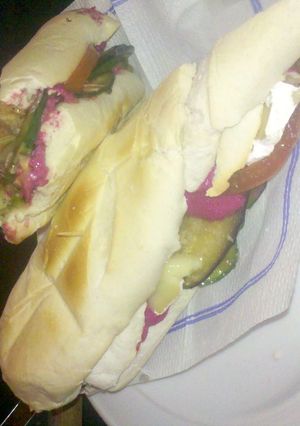 A picture of Vegetarian Brie Sandwich.