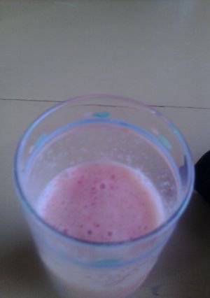 A picture of Yummy morning smoothie.