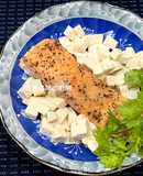 【電鍋版】鮭魚豆腐