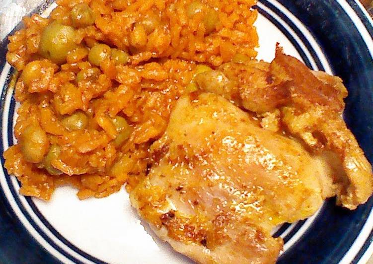 Steps to Prepare Perfect Arroz Con Gandules / Rice with Pigeon Peas