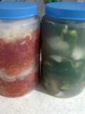 home made chiles de vinagre