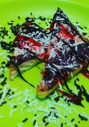 Foto resep Roti Bakar Pelangi