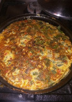Una foto de Tortilla de acelga