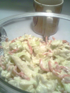 A picture of Easy Creamy Coleslaw.