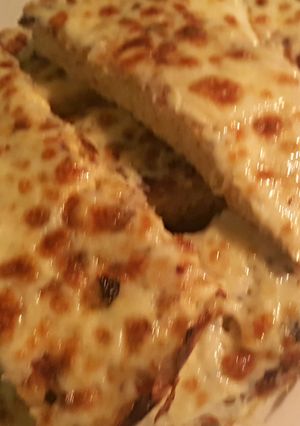A picture of Cauliflower Pizza Sticks.