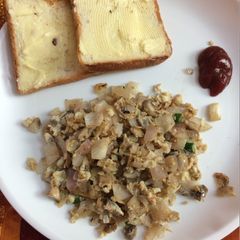 A picture of Mushroom Burji.