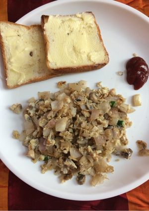 A picture of Mushroom Burji.