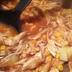 A picture of Fideo Soup.
