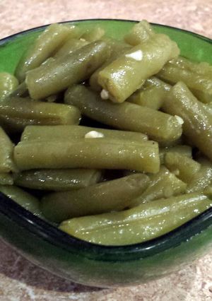 A picture of Garlic Green Beans.