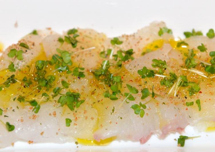 Monday Fresh Flounder Carpaccio That&#39;s Better Than a Restaurant