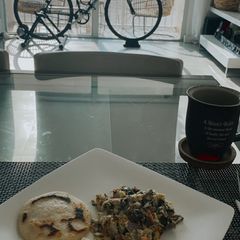 Scrambled Egg White with Proteins A picture of Scrambled Egg White with Proteins.