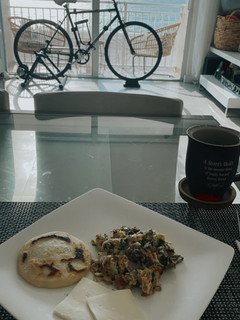 A picture of Scrambled Egg White with Proteins.