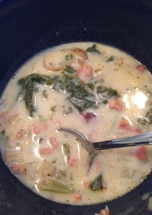 A picture of Potato, Sausage, Kale Soup.