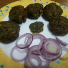 A picture of Hara bhara kabab.