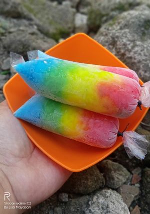 Foto resep Es Lilin Pelangi