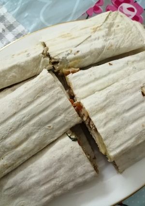 صورة لوصفة شاورما الدجاج 🌯😋