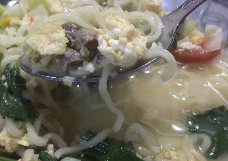 Resep Mie Kuah Daging Sapi, Sempurna