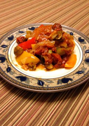 A picture of Chicken Cacciatore.