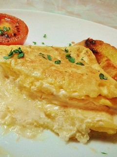 Una foto de Tortilla de queso individual