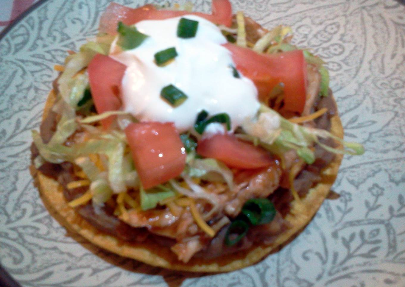 BBQ Chicken Tostados