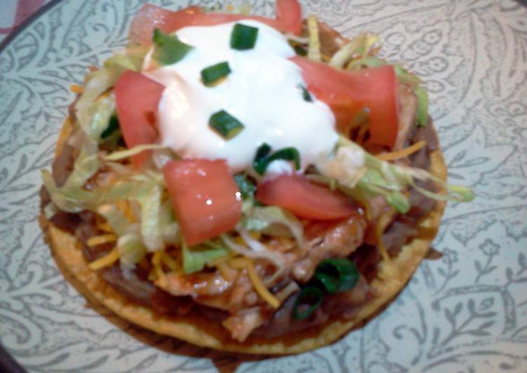 Recipe of Perfect BBQ Chicken Tostados