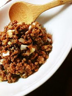 A picture of Meat Miso.