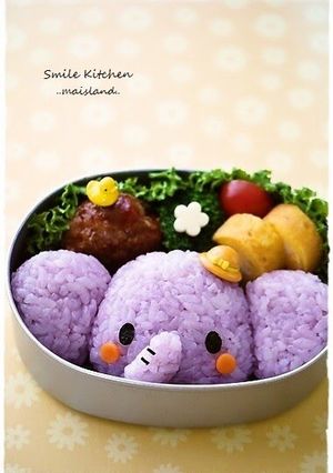 A picture of Elephant Bento Charaben.